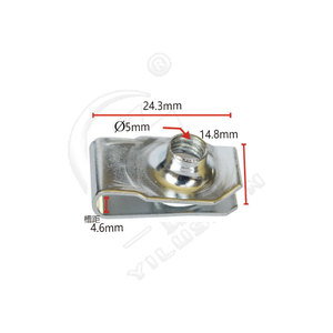 Tornillos de Protección para Capó de Automóvil Xinyida, Tornillos Autorroscantes de Cabeza Hexagonal M6, Arandelas en Forma de U para Reparación y Reemplazo de Automóviles - Product Image 4