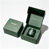 Pot à poudre protéinée mat à toucher doux, personnalisé, à large ouverture, pour 60 capsules, avec couvercle à vis en dôme, pour emballage de poudre nutritionnelle