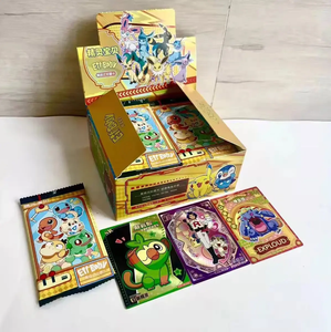 Juego Poke Moned de Anime Japonés, Tarjeta de Elfo, Colección de Tarjetas de Mascotas de Lujo, Caja de Intercambio, Juguetes de Tarjetas, Pasatiempos para Niños, Juguete para Niño, Regalo de Vacaciones - Product Image 3