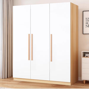Armoire moderne en bois blanc <span class=keywords><strong>Design</strong></span> personnalisé pour chambre à coucher, hôtel, salle de bain ou villa-Meubles de salon Meubles de maison - Product Image 2
