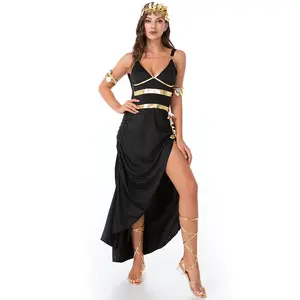 Costume da festa di Halloween donna dea egiziana Cleopatra antico egitto