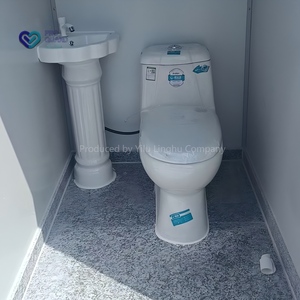 Bagno Mobile Intelligente dal Design Moderno <span class=keywords><strong>con</strong></span> Lavabo, Cabina Sanitaria Portatile Ventilata per Festival all'Aperto e Campeggio - Product Image 5