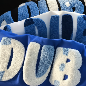 Dropshipping T-shirt brodé en chenille lourd personnalisé pour hommes OEM - Product Image 1