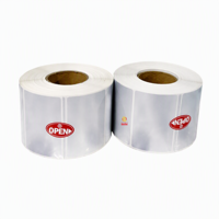 Rollo de Etiquetas de Papel Plateado Mate de Primera Calidad, Compatible con Cinta de Resina, Impresora de Códigos de Barras por Transferencia Térmica, Resistente al Aceite, Anti-rayaduras, Impermeable