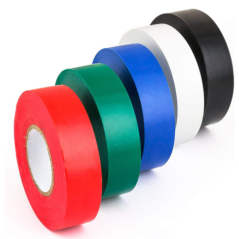 600V Fireproof Resistance PVC Insulation Tape Low Matt Non Flammable Multiple Colors Matte Finish Cheap Price Electrical Tape