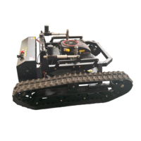 Tondeuse à gazon robotisée télécommandée à chenilles, prix usine, certifiée CE