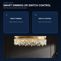 Lustres Modernes Nordiques sur Mesure pour Escaliers d'Hôtel, Décor de Mariage, Dorés, Salons, Grands Pendentifs en Cristal pour Plafonds Hauts, Luminaires de Luxe