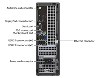 PC Desktop Barebone SFF OptiPlex 7040 Generasi ke-6 Bersih Tanpa Goresan Grade A Teruji Fungsional Beroperasi