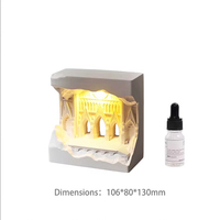 Diffuseur d'huiles essentielles chauffé par ampoule électrique, en plâtre moulé et façonné sur mesure, pour la décoration intérieure, vente en gros