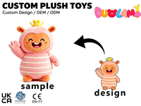 Peluche Monstre Couronné Personnalisée, Jouet en Peluche Doux, Poupée de Dessin Animé pour Décoration d'Intérieur, Cadeau pour Enfants, Peluche Monstre Couronné