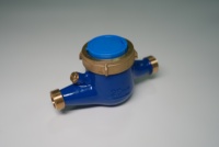 Brass Mechanical IP68 Digital Multi-Jet Flow Meter Photoelectric DN20mm OEM 4m/h Practical Normal Water Meter
