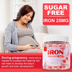 Gomitas de <span class=keywords><strong>hierro</strong></span> sin azúcar 25mg <span class=keywords><strong>Suplemento</strong></span> de <span class=keywords><strong>hierro</strong></span> para mujeres y hombres - Product Image 4