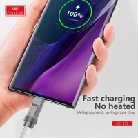Câble USB C en silicone Earldom, chargeur original PD, câble de données USB type C vers type C, cordon de charge rapide pour Samsung Galaxy S21