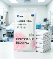 Draps de lit d'hôpital jetables de qualité médicale, 3 pièces, stériles EO, non tissés, ensemble de literie pour patients, pour clinique et soins infirmiers