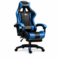 Chaise de gaming ergonomique AOR en cuir PU, dossier haut, réglable, pivotante, avec base oscillante et vérin à gaz 3 positions, idéale pour le bureau et le gaming.