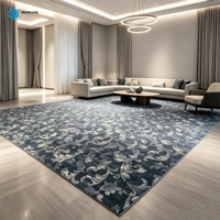 Tapis de luxe en polyester pour hôtel, tapis imprimés pour salon, tapis de sol de style classique, tapis imprimés 3D, tapis imprimés fabriqués à la machine