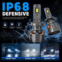 Bombillas LED Súper Brillantes T22 para Faros Delanteros de Coche, 130W, 12V, 6500K, 9005, H1, H7, H4, H11, Canbus, Luz de Conducción Impermeable IP68, Lámpara para Auto