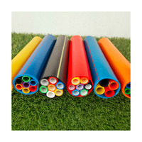 Micro-conduit HDPE de haute qualité pour extérieur 12/8 12/10 14/10 16/12 mm, lot de micro-conduits pour câble à fibre optique souterrain