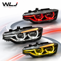 Pièce de rechange automobile WLj, assemblage de phares LED modifiés de haute qualité, version V3, éclairage DRL tricolore pour BMW Série 3 F30, 2013-2018