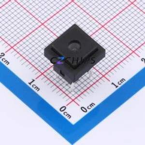 TSL06131-100B330BE-1D01-3A3A Tactile Switch Through hole-7P,6x6mm Switch Single Pole Single Throw Rectangle Button 1.8N 6mm - Product Image 1