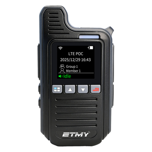 Radio POC 4G LTE ETMY ET C12 con Alcance de 5000 km, Walkie Talkie PTT Global Inteligente con Tarjeta SIM, Radio Bidireccional - Product Image 1