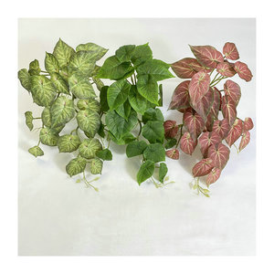 Fleurs artificielles Meiyu Craft, Pothos suspendu au mur, 30cm-100cm, vert émeraude, vert rougeâtre, branche verte, décoration intérieure - Product Image 5