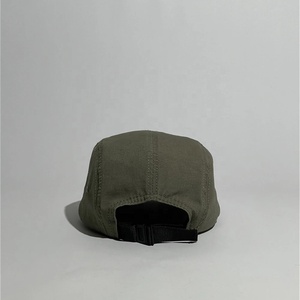 Logo de chemin de broderie à cinq panneaux en coton personnalisé casquette de camping bec de canard concevez votre propre casquettes à 5 panneaux - Product Image 5