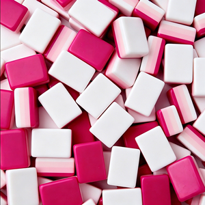 Tuiles de Mahjong Américaines Roses Personnalisées de Luxe en Acrylique Écologiques Durables Pliables Intérieur/Extérieur Enfants Vente en Gros Marque <span class=keywords><strong>Yuxi</strong></span> - Product Image 2