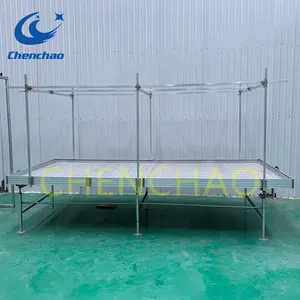 Chen Chao-sistema completo de flujo y flujo hidropónico para planta de invernadero (5,6 pies x 14,6 pies)
