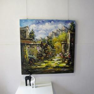 Tranh Sơn Dầu Hiện Đại Vẽ Tay Trên Vải - Product Image 4