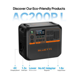 <span class=keywords><strong>Station</strong></span> d'alimentation <span class=keywords><strong>Bluetti</strong></span> 2400w, générateur solaire, prise EU 230v, batterie au lithium, <span class=keywords><strong>station</strong></span> d'alimentation portable pour les urgences - Product Image 2