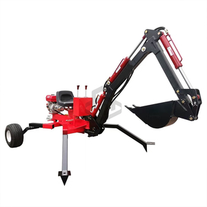 Mini-excavatrice araignée de haute qualité à rotation 360 degrés, tractable par VTT, avec fonctions de pelle rétrocaveuse, excavatrice et chargeuse, à vendre, livraison à domicile, Chine - Product Image 2