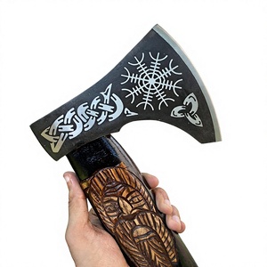 Hacha Vikinga Multifuncional de Acero Inoxidable 2026, Hecha a Mano con Funda Estilo Vikingo para Uso en Exteriores, Venta al Por Mayor - Product Image 4