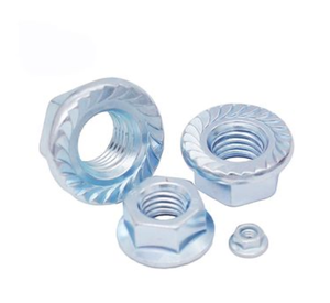 Mạ kẽm M10 1.25 din6923 Titan mặt bích hạt <span class=keywords><strong>M20</strong></span> đầy đủ chủ đề gầy mặt bích thép không gỉ răng cưa cho các ứng dụng khai thác mỏ - Product Image 6