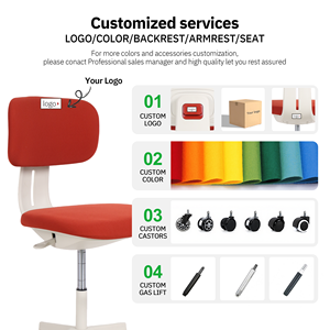 Silla de Oficina Giratoria sin Brazos, Silla de Trabajo sin Brazos, Silla de Escritorio sin Brazos, Fauteuil de Bureau - Product Image 3