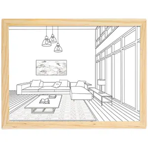 3D Wall Art Home Decor Wooden Photo Frames Picture Led Light Paintings and Wall Arts Night Lamp