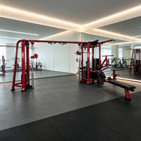 Kpeakfit BL2004 – Équipement Commercial de Musculation Complet à Câbles Réglables en Acier pour Club de Fitness, Capacité 150 kg