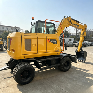 รถขุดไฮดรอลิกแบบล้อ 9075FW 7T ระบบขั้นสูง อุปกรณ์ก่อสร้างขนาดกะทัดรัด เครื่องยนต์ยูชัย คุณภาพสูง เชื่อถือได้ - Product Image 6