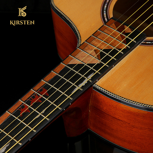 กีตาร์โปร่ง KIRSTEN รุ่น Custom Logo คุณภาพสูง ขนาด 41 นิ้ว สายทองแดงคุณภาพสูง ผิวขัดเงา - Product Image 3