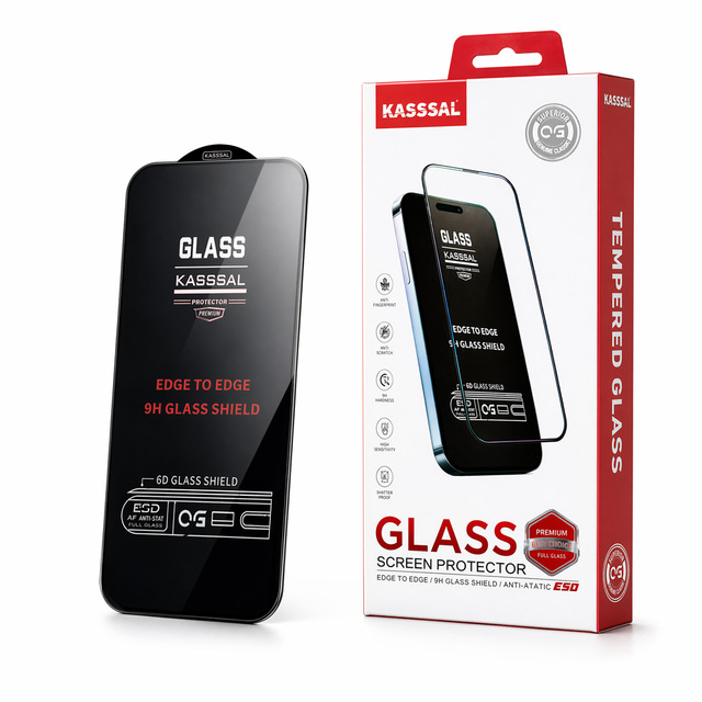 9H Tempered Glass Screen Protector HD Anti-static Mobile Phone Tempered Film for iPhone Glass Screen Protector