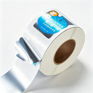 Étiquettes autocollantes personnalisables en papier kraft, imperméables, à déchirement partiel facile, forme ronde, pour usage quotidien - Product Image 1