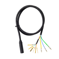 Connecteur étanche pour moyeu de roue avant et arrière à 9 broches, rallonge de moteur de moyeu, remplacement de moteurs de vélo électrique, câble