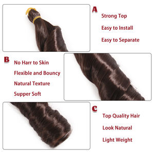 ลดราคา! ผมถักโครเชต์แบ<span class=keywords><strong>บ</strong></span><span class=keywords><strong>ลอน</strong></span> 22 นิ้ว 150 กรัม เงางามเป็น<span class=keywords><strong>ประกาย</strong></span> ผม<span class=keywords><strong>ลอน</strong></span>แ<span class=keywords><strong>บ</strong></span><span class=keywords><strong>บ</strong></span>ฝรั่งเศส ผมหยิกสังเคราะห์แบ<span class=keywords><strong>บ</strong></span>แอฟโฟร - Product Image 3