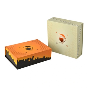 Custom Matte Magnetic Closure <b>Gift</b> <b>Boxes</b> Packaging Luxury Foldable Magnetic Box for Honey - Product Image 3