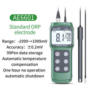 เครื่องวัดค่า <span class=keywords><strong>pH</strong></span> และ ORP ดิจิตอล AE6601 ความแม่นยำสูง เครื่องทดสอบค่า <span class=keywords><strong>pH</strong></span> สำหรับการเพาะเลี้ยงสัตว์น้ำ ห้องปฏิบัติการ เครื่องตรวจจับค่า <span class=keywords><strong>pH</strong></span> แบบปากกา ช่วงการวัด 0.0-14.00 - Product Image 5