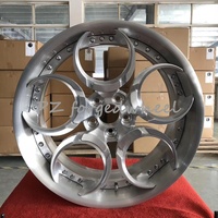 Velg Aluminium Forged Pengzhen Hot Sale Permukaan Brushed 18 Inch 5x114.3 5x110 4x100 untuk Mazda Glof Alfa Romeo