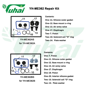 修理キットDelaval EP100パルセータ、搾乳機部品 - Product Image 6