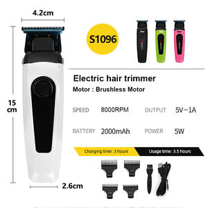 Rasoio Elettrico Professionale da Barbiere con Logo Personalizzato, Motore Brushless da 8000 RPM, Migliore Lama DLC, Strumenti Professionali da Salone - Product Image 2