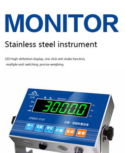 2000kg 0,5kg Industrielle Bodenwaage Wiegebrücke mit Edelstahlplattform und LED/LCD-Anzeige OEM Anpassbar - Product Image 5