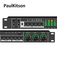 Paulkitson Professionnel FX12 Processeur Audio DSP Effecteur Métal Appareil Karaoké Écran LED Numérique Effecteur Bluetooth DSP